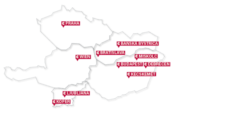 CONSULTATIO Auslandstöchter, Steuerberatung & Wirtschaftsprüfung in Ungarn, Slowenien, Slowakei und Tschechien